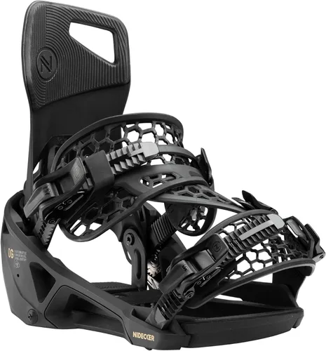 Vista 7 de Nidecker OG Supermatic Men's Rear-Entry Snowboard Bindings Negro