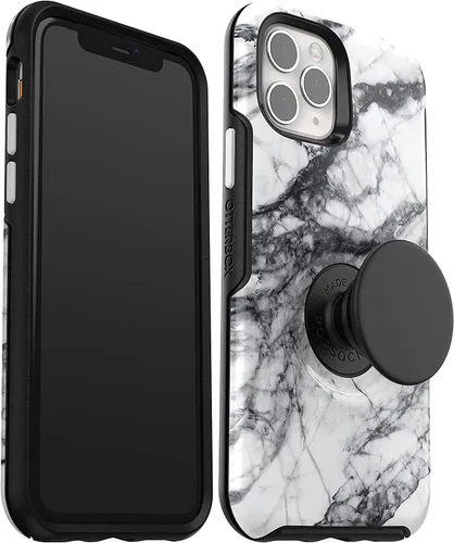 Vista 11 de OtterBox + Funda Pop Symmetry Series para iPhone 11 PRO (no 11/11 Pro Max) Embalaje no minorista - Negro