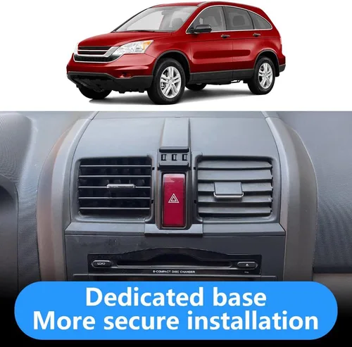 Vista 4 de LUNQIN - Soporte para teléfono de coche para Honda CR-V CRV 2007 2008 2009 2010 2011 Auto Interior Accesorios Mejor Teléfono Celular Soporte