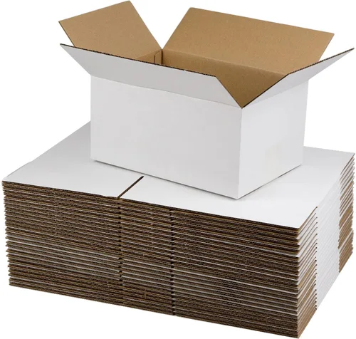Vista 12 de SUNLPH Cajas de envío blancas de 4 x 4 x 4 pulgadas, cajas pequeñas de cartón corrugado, paquete de 25