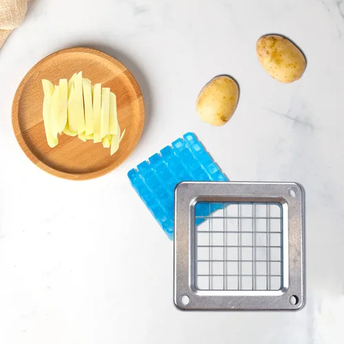 Vista 2 de Cortador de papas fritas, cuchilla de repuesto de 1/2 pulgada con marco. Este producto es solo para cortadores de papas fritas Nibiuht