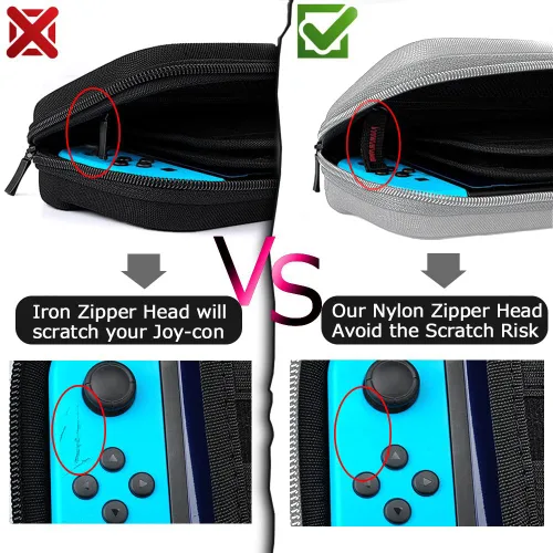 Vista 26 de daydayup Switch Carrying Case Compatible with Nintendo Switch 2, with 24 Games Cartridges Protective Hard Shell Travel Carrying Case Pouch for