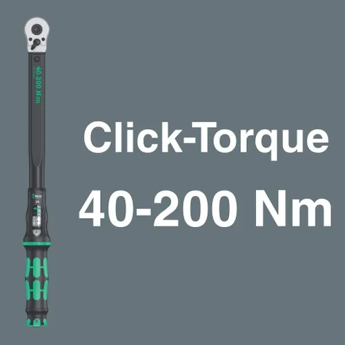 Vista 3 de WERA 05075680001 Click-Torque C 3 Set 1, 40-200 Nm, 13 Piezas