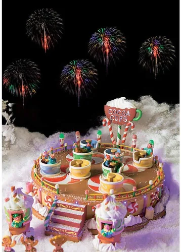 Vista 2 de Lemax Fuegos artificiales multicolores, funciona con pilas (4.5V) #74256