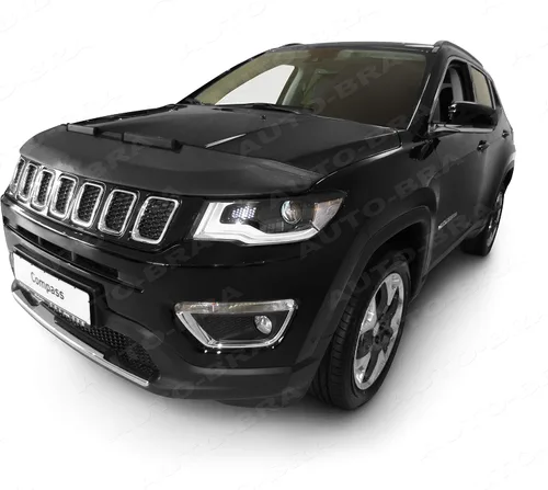 Vista 2 de AB3-00399 - Brasier de capó, máscara de nariz frontal compatible con Jeep COMPASS desde 2016, sujetador de capó STONEGUARD PROTECTOR TUNING