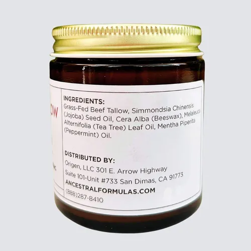 Vista 3 de Bálsamo de sebo batido 100% natural Fórmulas ancestrales alimentadas con pasto 4 oz (113 g)