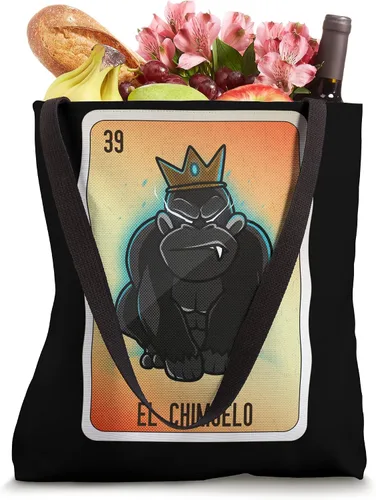 Vista 4 de El Chimuelo Mexican Slang Chicano Bingo Cards Tote Bag