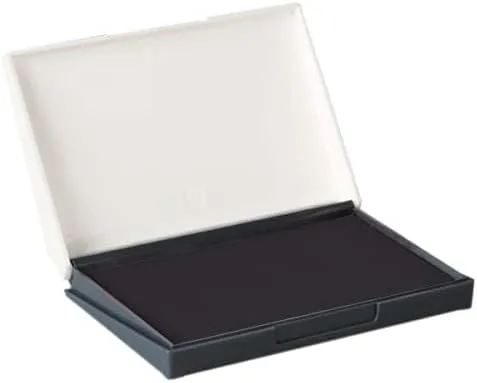 Vista 3 de Veltec Almohadilla de tinta para sello de goma de fieltro de calidad premium, 2-3/4" x 4-3/8", duradera y ligera (Rojo)