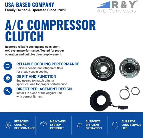 Vista 2 de RYC A/C - Embrague de compresor AIG299-01-CL