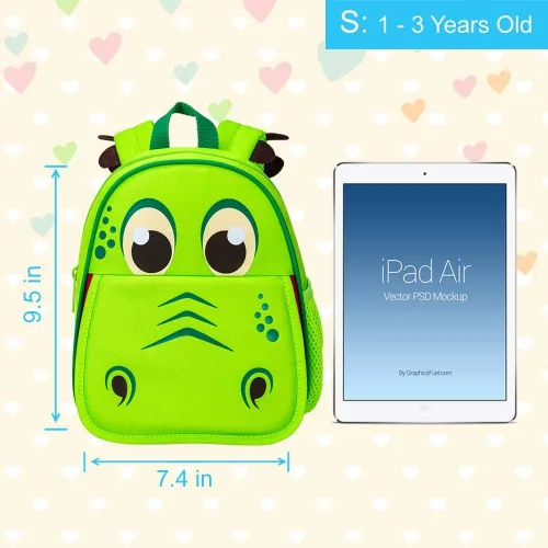 Vista 5 de Mochila infantil para niños y niñas, mochila para preescolar, jardín de infantes