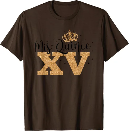 Vista 6 de Camiseta de quinceañera Mis Quince para cumpleaños número 15 Blanco