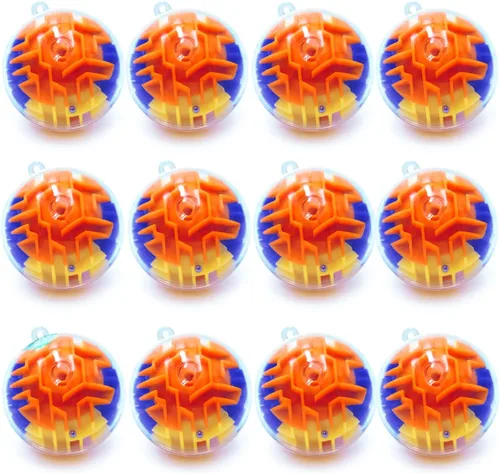 Vista 5 de Nothers Rompecabezas 3D Maze Brain Teaser, juego de 6 piezas, estilo moderno, edades de 6 a 12 años, colores brillantes, nivel principiante