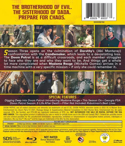 Vista 3 de Doom Patrol The Complete Third Season (Blu-ray)