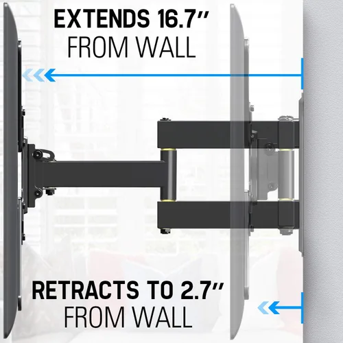 Vista 4 de Mounting Dream Soporte de pared para TV de movimiento completo, de 26 a 55