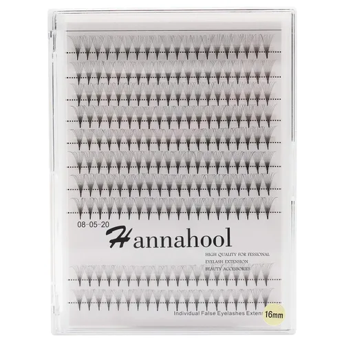 Vista 4 de Extensiones de pestañas postizas individuales de tallo largo 10D de 10 a 0.630 in para elegir, pestañas postizas individuales de volumen