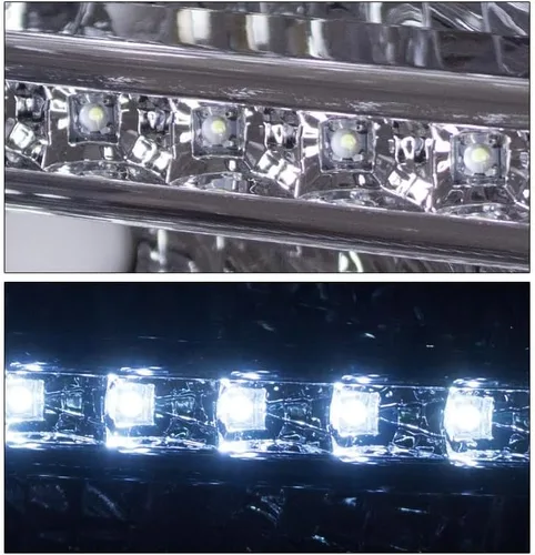 Vista 8 de Ford F-250/F-350/F-450/F-550 Super Duty faros LED con 6.25" Azul DRL Luces LED Cromo