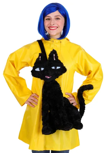 Vista 3 de Bolso Compañero de Disfraz de Gato de Coraline Multicolor