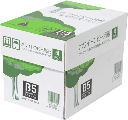 Vista 5 de Papel de copia blanco A4 500 hojas x5 libros / caja alta blanco