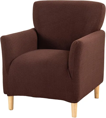 Vista 64 de HAOYONG - Funda elástica de terciopelo para silla de banquete, fundas para sillas de 1 pieza, fundas para sillones de sofá, funda suave para sillón