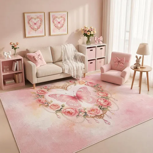 Vista 61 de Alfombras 3D de 3 x 5 pies, color rosa 3D, para dormitorio, lavandería, sala de estudio, alfombra realista de gotas de agua gris plateado 3d rosa 09