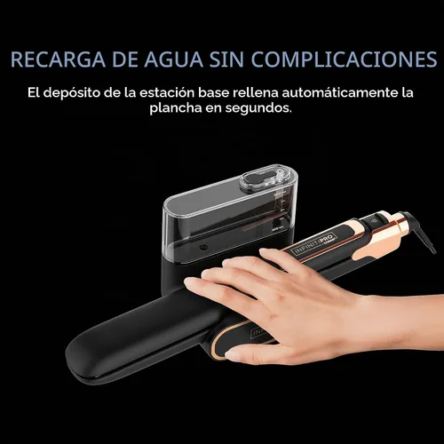 Vista 5 de INFINITIPRO by Conair Steam Therapy Plancha plana, plancha de pelo de 1 1/2 pulgadas