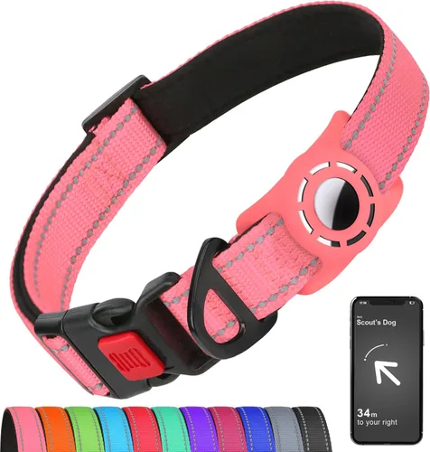 Vista 11 de Collar reflectante para perros pequeños con soporte de silicona