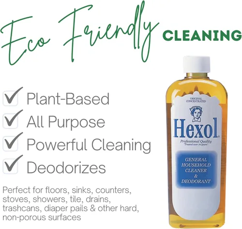 Vista 2 de Limpiador concentrado para el hogar de 16 onzas, limpia y desodoriza Professional Quality, Plant-Based, 57.2% Pine Oil for Heavy Duty Cleaning, 3X