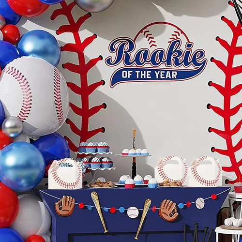 Vista 6 de CCINEE Cajas de regalo de béisbol, 16 unidades, temática deportiva, caja de regalo de fiesta de 6.2 pulgadas, bolsas de cartón para niños, adultos