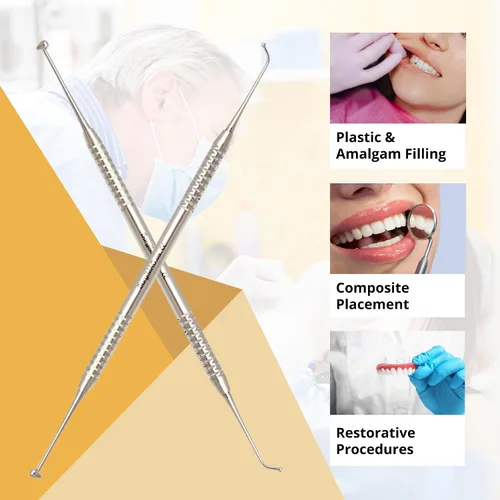 Vista 5 de Bruñidor dental 26/27s, herramienta de precisión para compuesto, amalgama, restauraciones de llenado de plástico