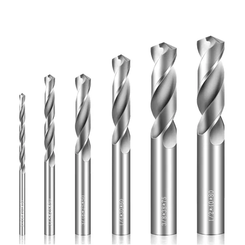 Vista 7 de Juego de Brocas de 4 Piezas Brocas de Carburo Sólido, 1/8" 1/4" 1/16" 3/16" Brocas de Carburo de Tungsteno, Juego de Brocas de Metal para Aleación