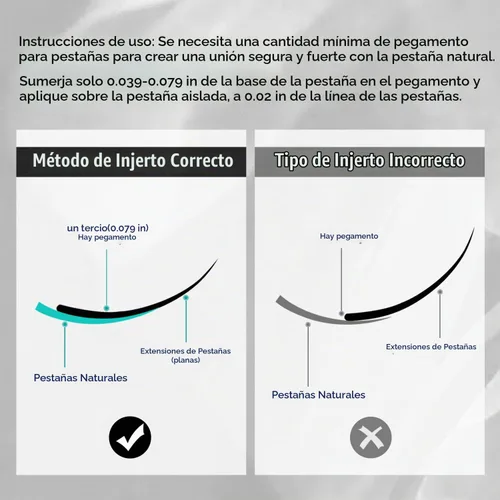 Vista 6 de Pegamento de pestañas sin ciano, impermeable, 8 semanas de largo, pegamento individual para pestañas, resistente al aceite, adhesivo para pestañas