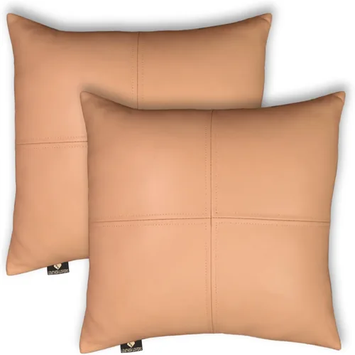 Vista 27 de Funda de almohada de cuero de cordero 100% cuero de cordero – Funda de cojín para sofá – Fundas decorativas para sala de estar y dormitorio, cuero