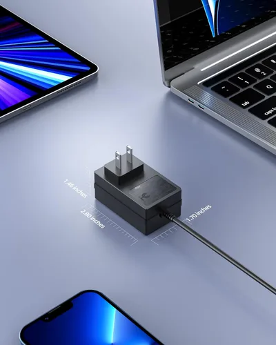 Vista 5 de Cargador de CA de 15 V apto para Therabody Theragun Mini 1.0, cable de alimentación de repuesto para pistola de masaje Prime - Certificado UL Safty