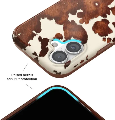 Vista 1212 de VELVET CAVIAR Funda para iPhone 15, compatible con MagSafe, probada contra caídas de 10 pies, fundas protectoras de diseño, leopardo color rosa