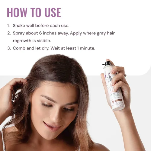 Vista 3 de Style Edit - Corrector de raíces, cubre instantáneamente canas y raíces, calidad de salón de belleza profesional