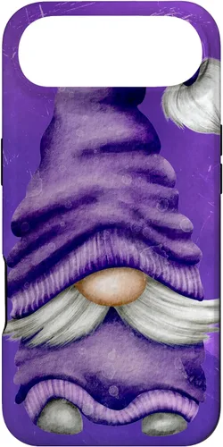 Vista 27 de Cute Gnome Graphic for Gardener and Spring and Summer Purple Case for iPhone 17