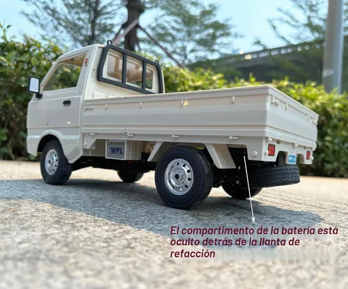 Vista 7 de HLSFWDRIVE WPL D14 RC Kei Truck 4x4 Control remoto Drift Car escala 1/10