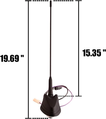 Vista 4 de Antena de radio montada en el techo del coche compatible con Benz Sprinter W906 2007-10 Dodge Freightliner Sprinter A9068200475 2006-17