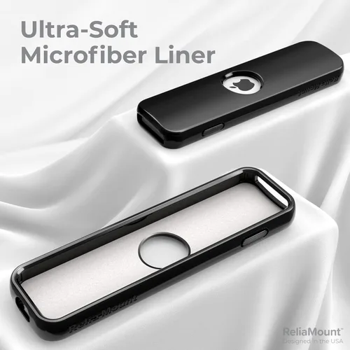 Vista 6 de ReliaMount Funda para controles remotos Apple TV, protección contra caídas de alta calidad y cómoda de sostener, diseñada en Estados Unidos