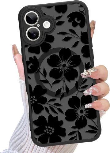 Vista 85 de TEAUGHT Compatible con iPhone 11 Funda con patrón lindo estampado de leopardo negro guepardo + protector de pantalla a prueba de golpes, funda