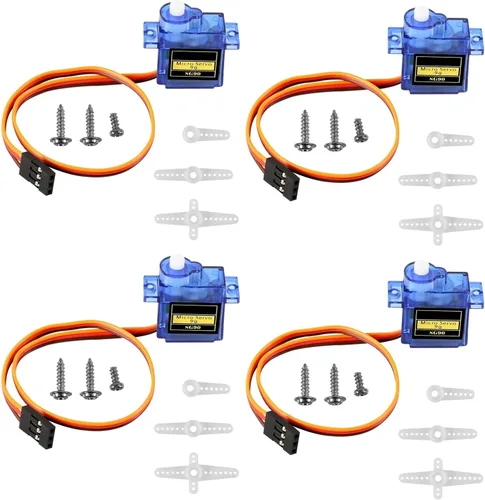 Vista 10 de 2 unids SG90 Micro Servo Motor SG90 9G Gear Motor Control para Arduino Raspberry Pi RC Car Toy Robot Helicóptero Avión Controles Coche Barco DIY