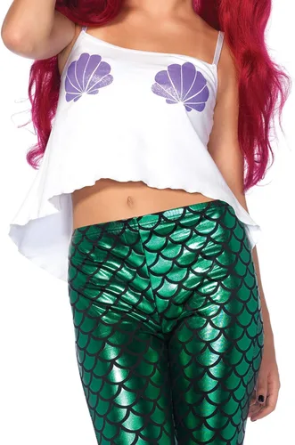 Vista 3 de Leg Avenue Disfraz de sirena hipster de 3 piezas para mujer Multi