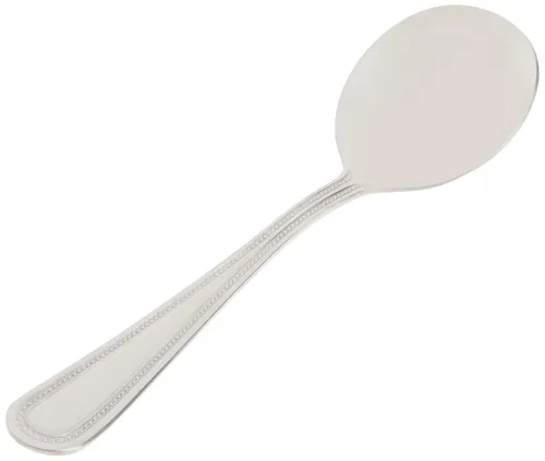 Vista 4 de Winco Juego de cucharas de caldo de 12 piezas, acero inoxidable 18-0, plata