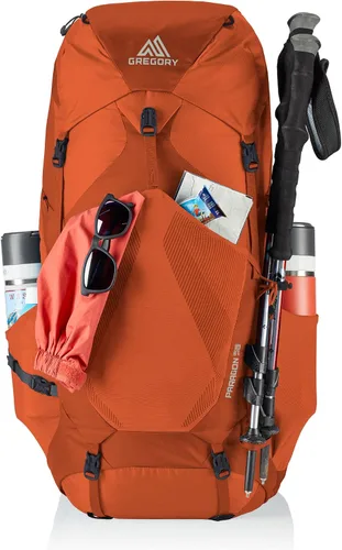Vista 3 de Gregory Mountain Products Paragon 58 - Mochila de mochilero, naranja ferroso, talla ML