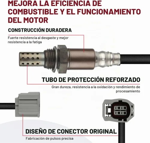 Vista 4 de Sensor de oxígeno O2 aguas abajo 234-4329 Compatible con Mazda 2