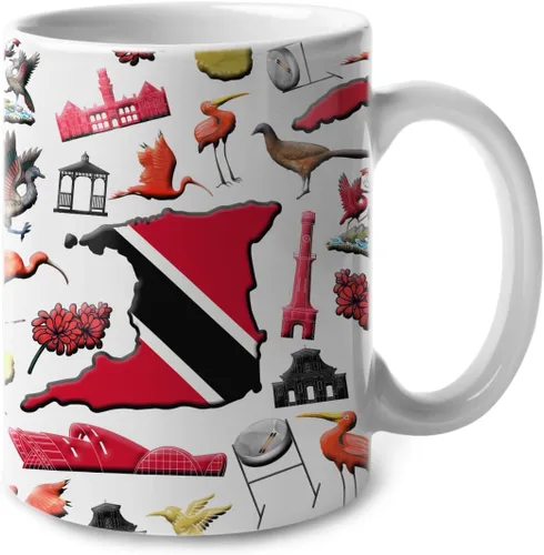 Vista 39 de Lotacy Taza de café con símbolos de Cuba con bandera de mapa, taza de cerámica de bandera cubana de 11 onzas, recuerdo de Cuba y regalos, idea