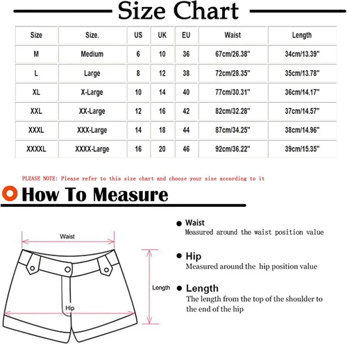 Vista 3 de ZDRZK Pantalones cortos sexys de verano para mujer, pantalones cortos de cintura alta con cordón y bolsillos, casuales, holgados, para descansar