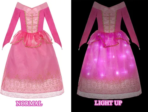 Vista 3 de Disfraz de princesa de princesa, disfraz de princesa para niños, disfraz de Halloween, cumpleaños y Halloween