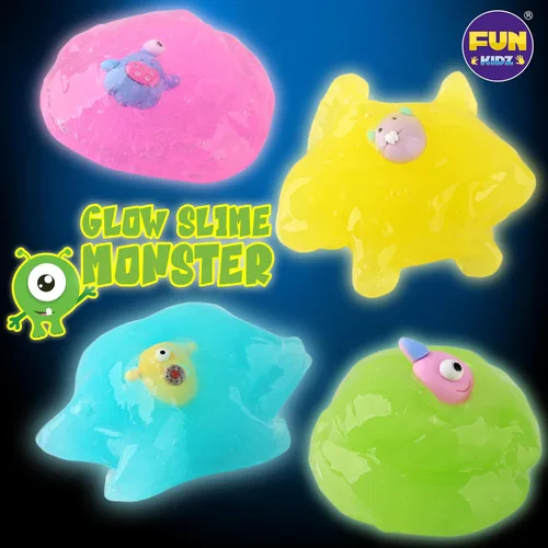 Vista 8 de Kit de slime de monstruo de Halloween para niñas de 6 a 12 años, kit de fabricación de slime FunKidz que brilla en la oscuridad para niños, haz