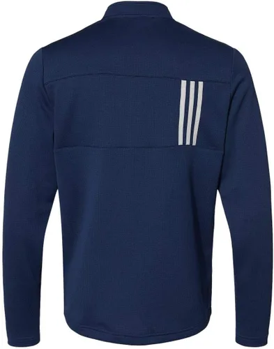Vista 2 de adidas - Suéter de punto doble con cremallera de 3 rayas - A482
